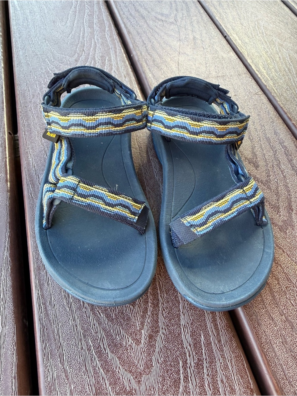 Teva Kids Sandals with Yellow & Blue Straps